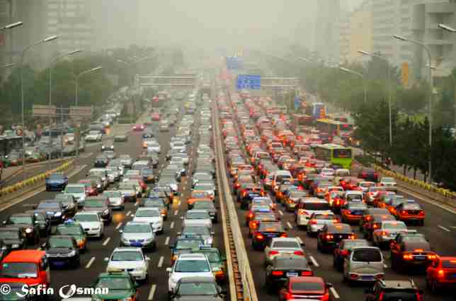 traffic jam (C) visual hunt Saf